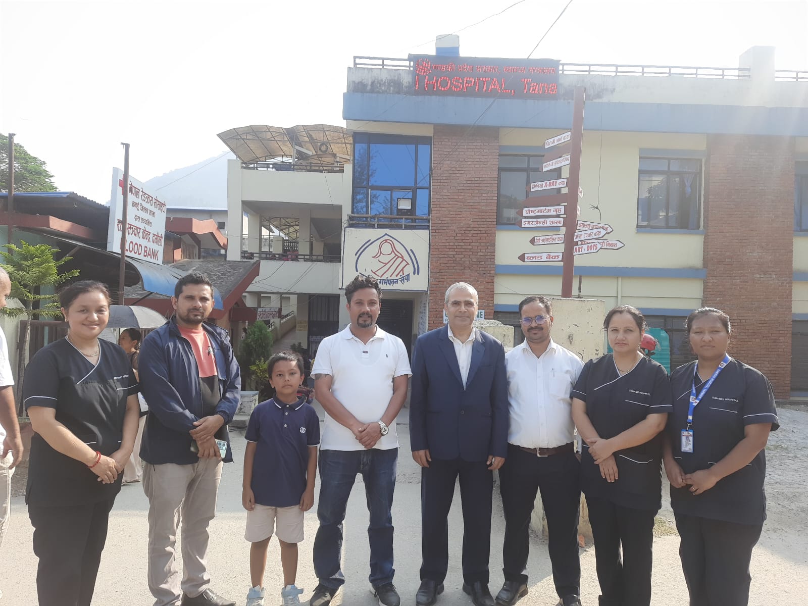 Observation visit from Parbat Hospital Management Committee officials and staff 2081-07-05